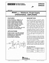 DataSheet OPA634 pdf